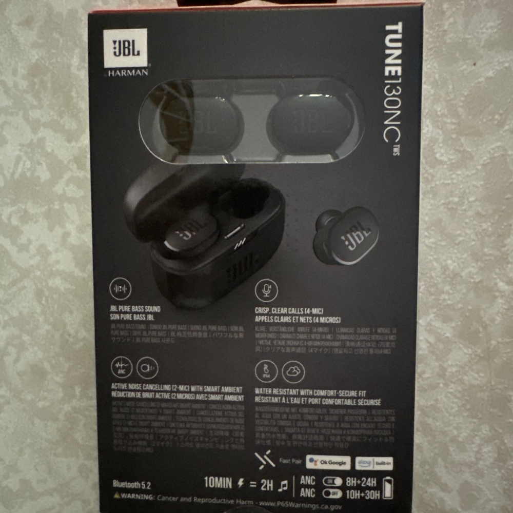Jbl Harman tune 130 NC pure bass
